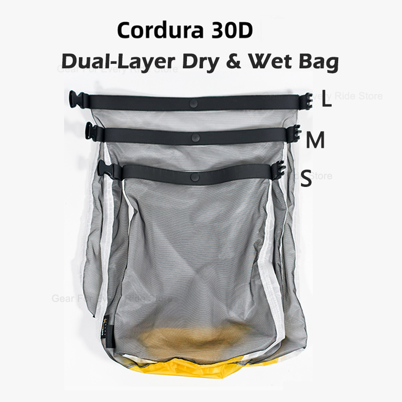 Dry Bag Roll Top - Cordura 30D Dual-layer Wet and Dry