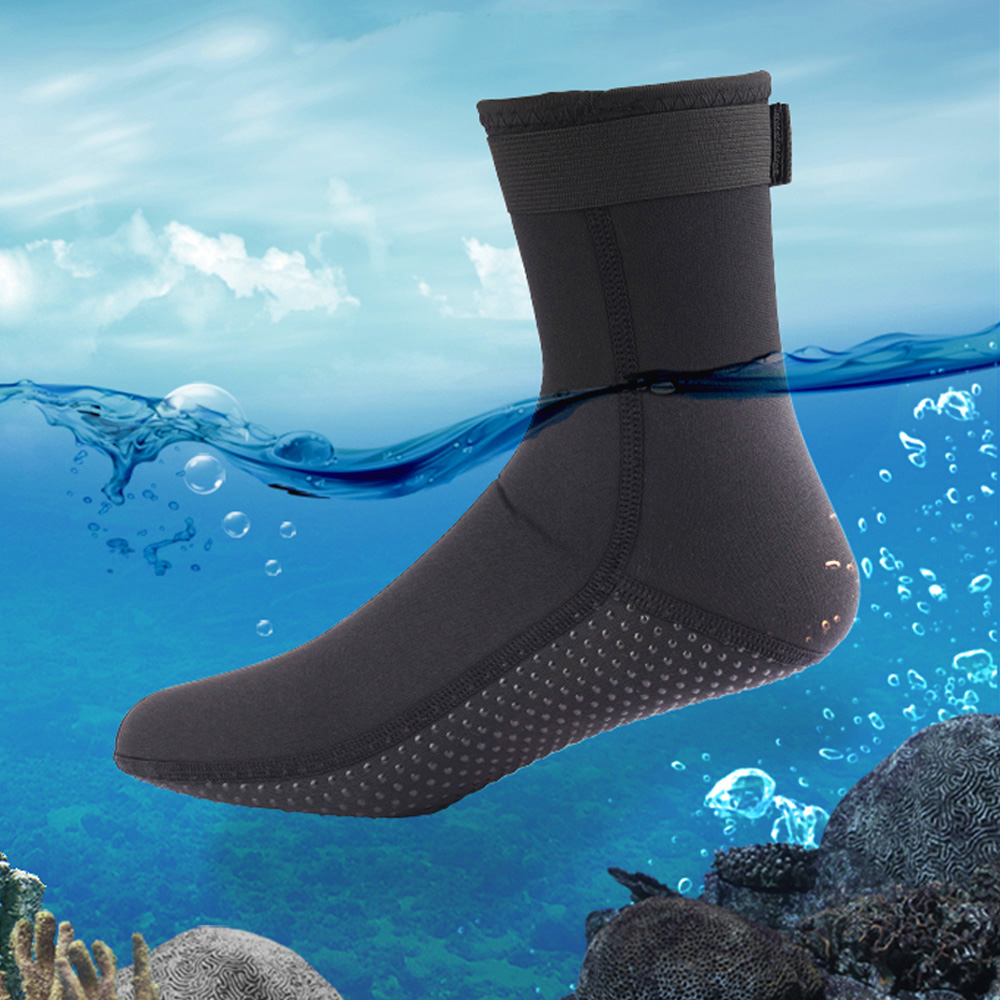 Snorkel Dry Top - 3mm&5mm Neoprene Diving Socks Non-slip Adult
