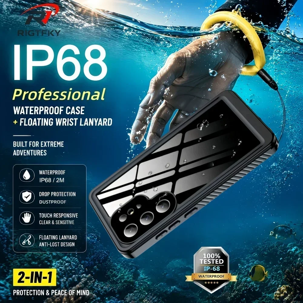 Aquatic Diving - IP68 Waterproof Case for Samsung S26