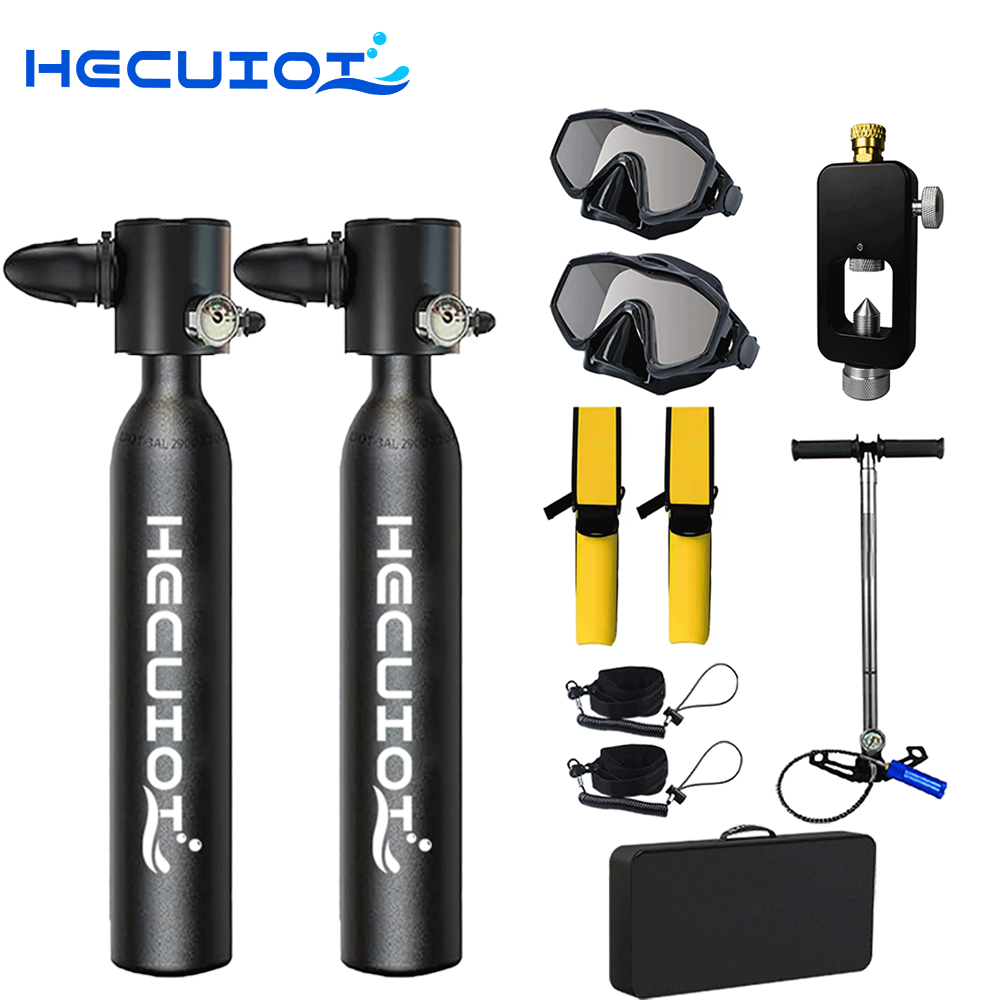 Snorkel Dry Top - HECUIOI Mini Scuba Tank Diving Equipment