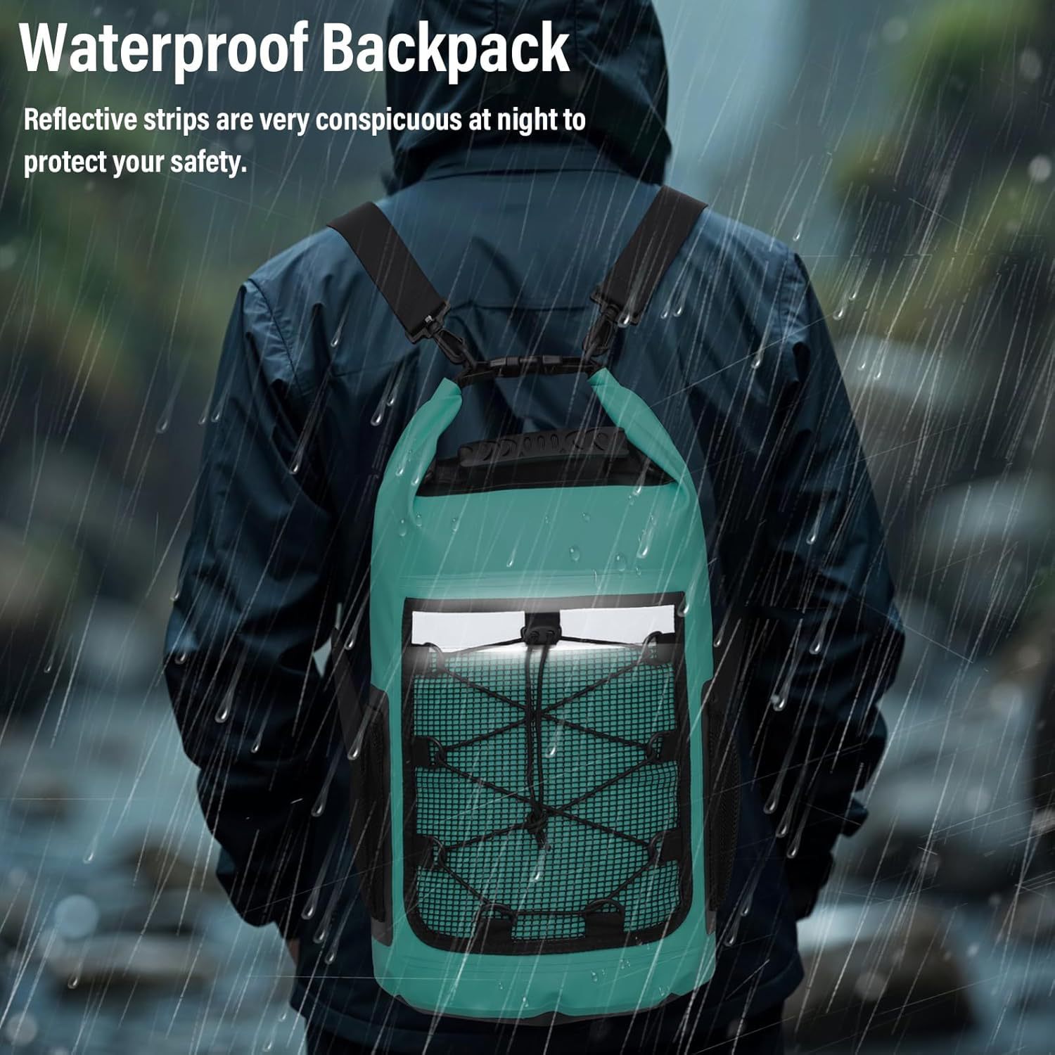 Dry Bag Roll Top - 20/30L Waterproof Backpack for Outdoor Sports