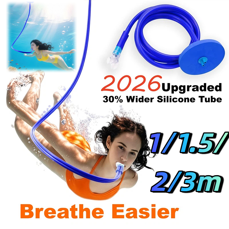 Snorkel Dry Top - 1/1.5/2/3m Adult Full Dry Respirator Diving