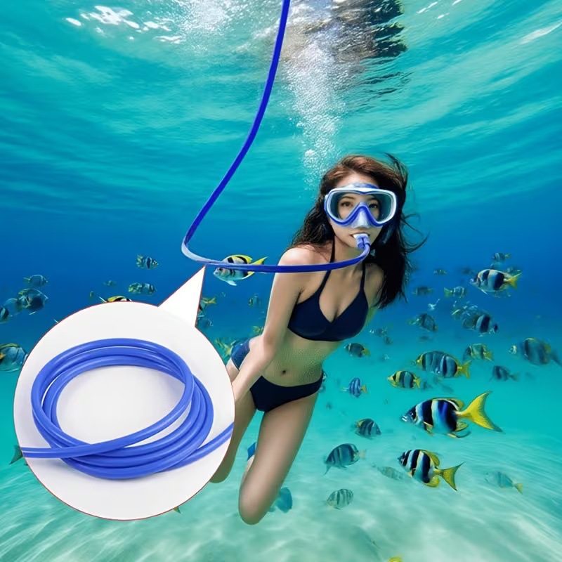 Full Dry Snorkel Tube Silicone - đánh giá và giá Snorkel Dry Top