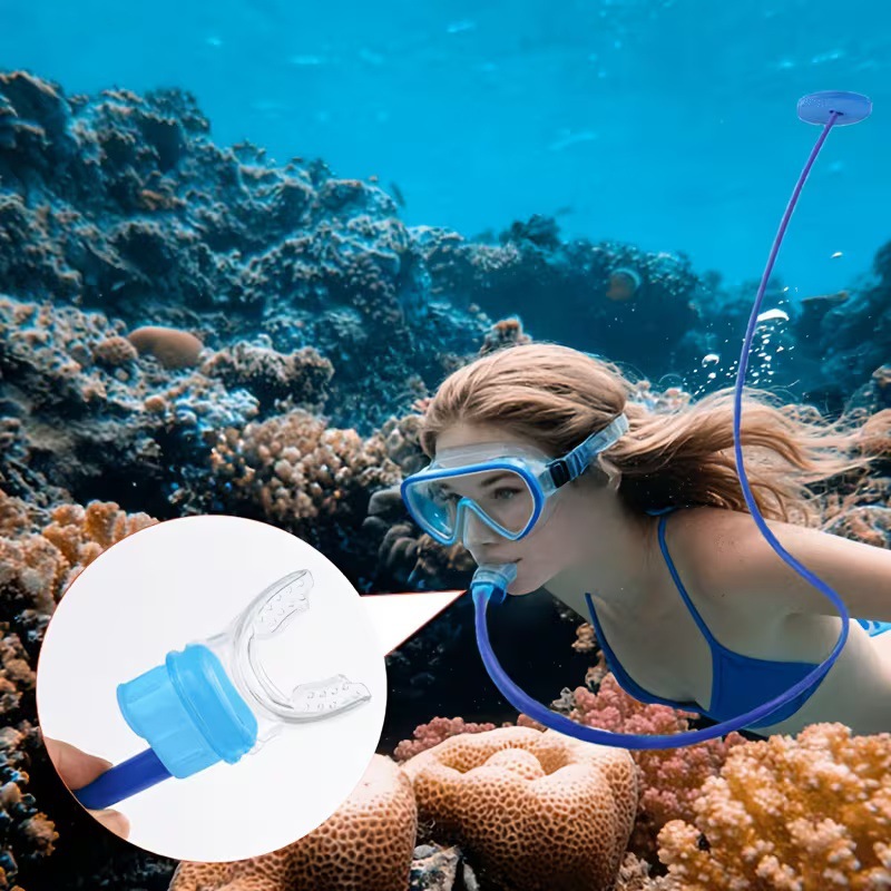 Full Dry Snorkel Tube Silicone - đánh giá và giá Snorkel Dry Top