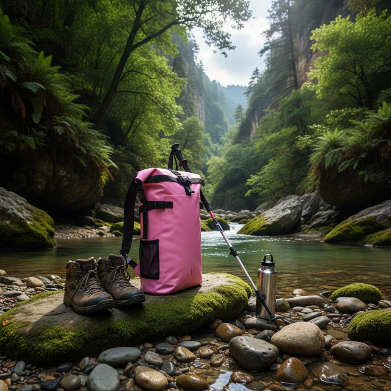 Waterproof Backpack Lightweigh - đánh giá và giá Dry Bag Roll Top