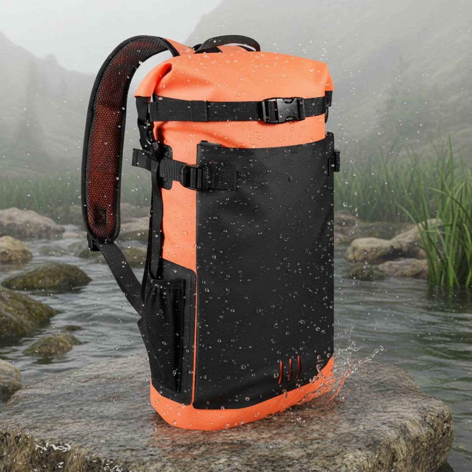 Waterproof Backpack Lightweigh - đánh giá và giá Dry Bag Roll Top