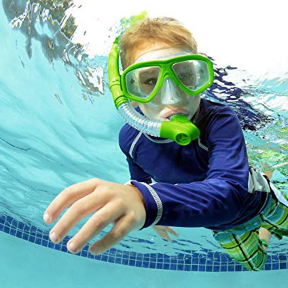 Kids Snorkel Set Scuba Snorkel - đánh giá và giá Snorkel Dry Top