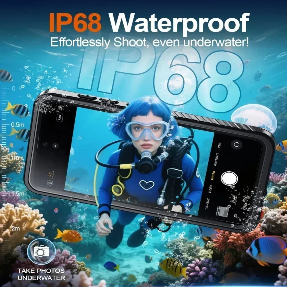 IP68 Waterproof Case for iphon - đánh giá và giá Aquatic Diving