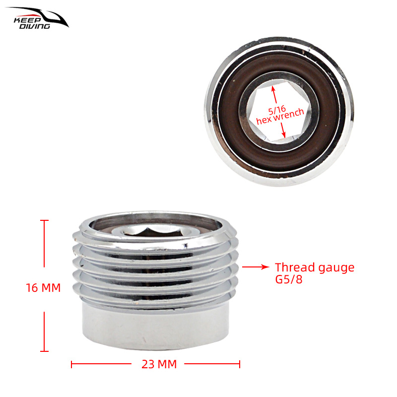1Pcs DIN to Yoke Adapter Scuba - đánh giá và giá Aquatic Diving