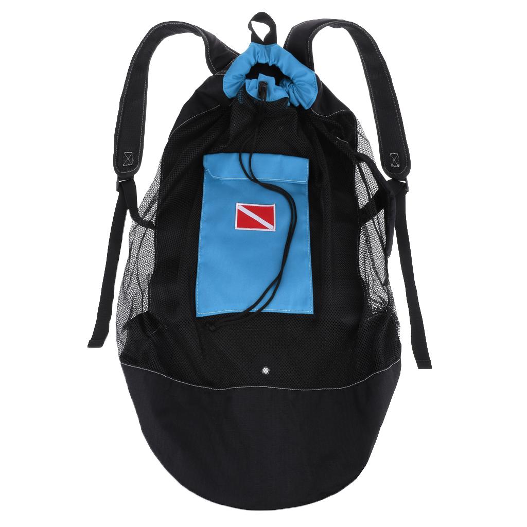 Scuba Diving Mesh Backpack 80L - đánh giá và giá Snorkel Dry Top