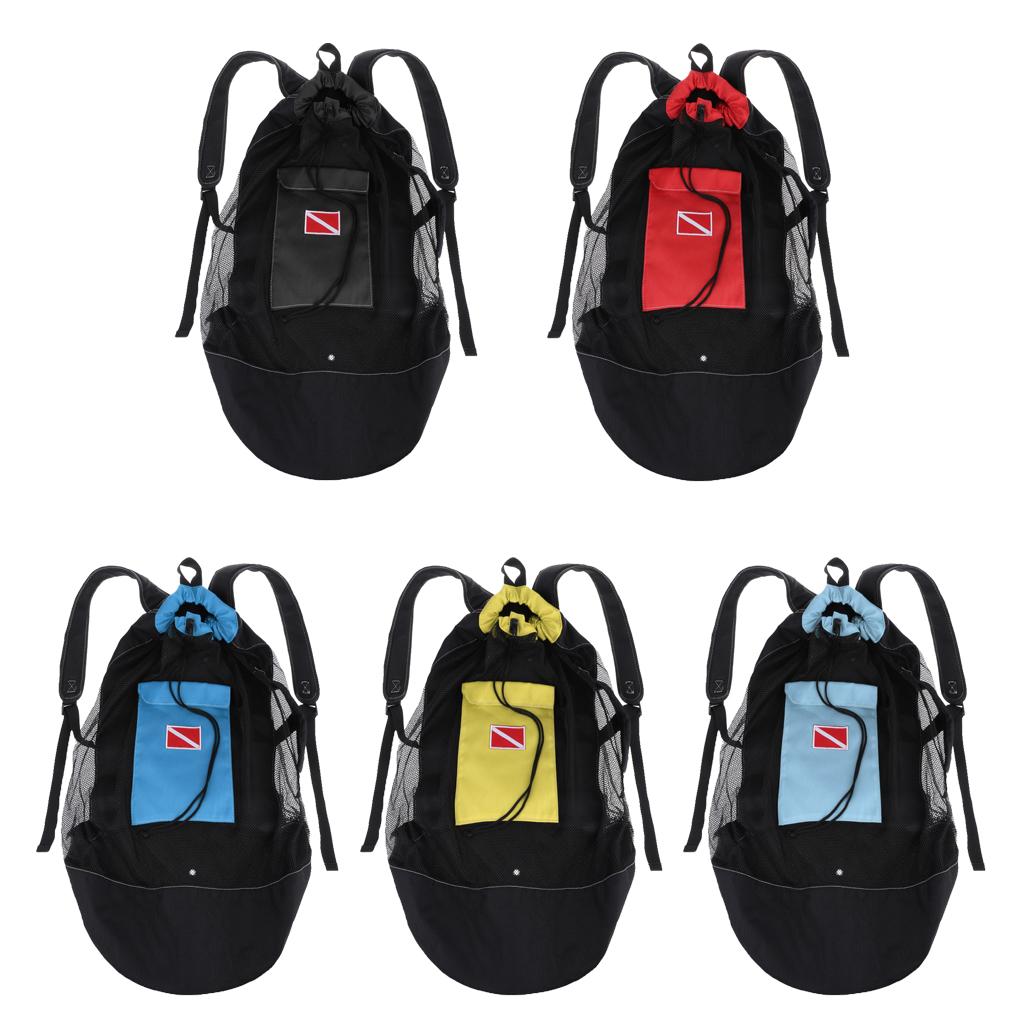 Scuba Diving Mesh Backpack 80L - đánh giá và giá Snorkel Dry Top