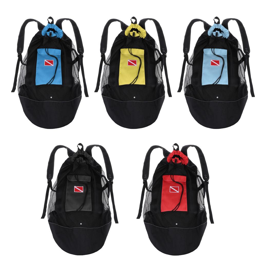 Scuba Diving Mesh Backpack 80L - đánh giá và giá Snorkel Dry Top