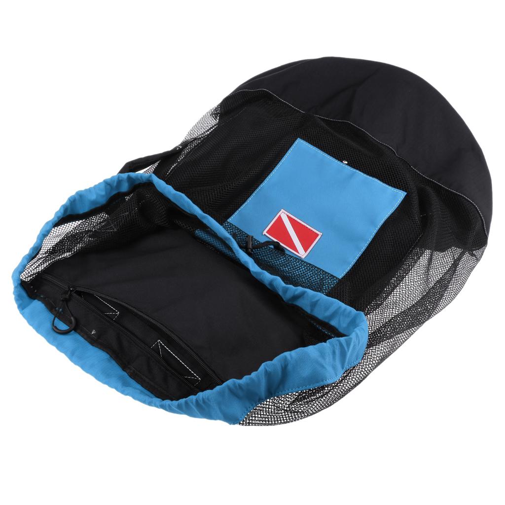 Scuba Diving Mesh Backpack 80L - đánh giá và giá Snorkel Dry Top